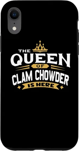 Vista 9 de iPhone 12 mini The Queen Of Clam Chowder Is Here Case