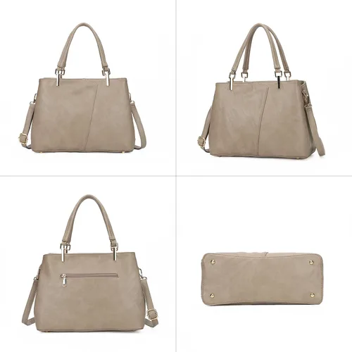 Vista 5 de KouLi Buir Bolsos hobo para mujer, bolsos grandes de piel sintética y bolsos de hombro, bolsos cruzados para mujer, bolso de mano con asa superior