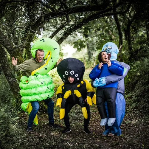 Vista 5 de Disfraz inflable de araña para adultos (talla única)