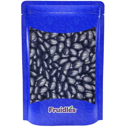 Vista 3 de Fruidles Vibrantes almendras de caramelo Jordan con un revestimiento de azúcar dulce, certificado Kosher Parve (1 libra, azul oscuro)