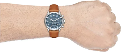 Vista 4 de Michael Kors Gage - Reloj cronógrafo de acero inoxidable Reloj de silicona con cronógrafo Gage