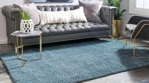 Vista 124 de Unique Loom Studio Colección Solid Shag - Alfombra Urbana Moderna Super Suave y de Felpa