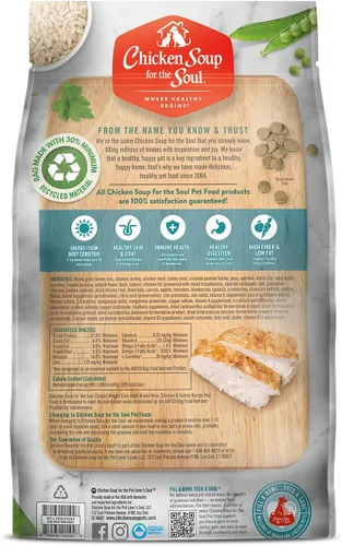 Vista 10 de Chicken Soup for the Soul All Natural Premium Weight Care - Alimento seco para perros adultos, primer ingrediente de carne real, sin subproductos
