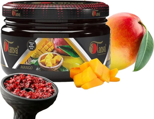 Vista 12 de Tanya Herbal Hookah Molasas 100% sin nicotina y tabaco Sabores de shisha de narguile orgánicos Mezcla de frutas Sabores de shisha 250g Frascos