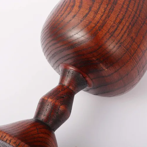 Vista 4 de 1pcs hecho a mano azufaifo madera copa de vino taza de agua 7oz
