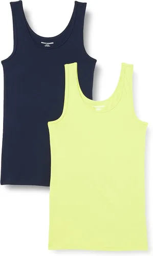 Vista 12 de Amazon Essentials - Camiseta sin mangas de corte entallado para mujer Aqua Blue/French Blue
