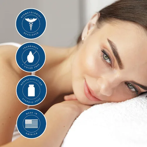 Vista 5 de Kenkoderm Acondicionador para cabello y piel sensibles con 3 por ciento de ácido salicílico, hidratante profundo anticaspa para alivio de picazón