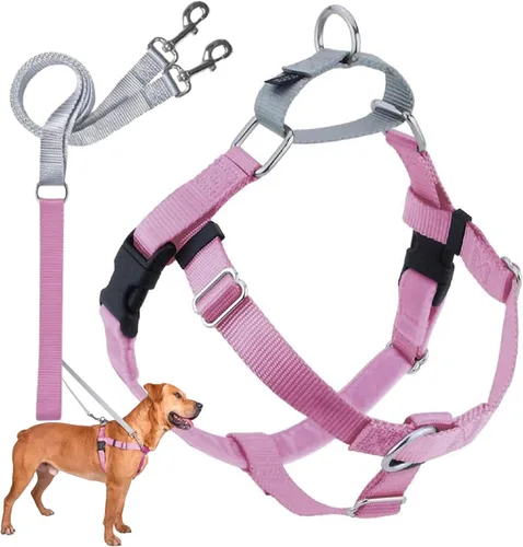 Vista 27 de 2 Hounds Design Freedom - Arnés para perro sin tirones, arnés ajustable y correa, fácil de caminar y control cómodo, se adapta a perros pequeños