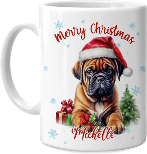 Vista 38 de Hyturtle Regalos personalizados para amantes de los osos – Taza de café de cerámica con nombre personalizado de oso con sombrero de Papá Noel