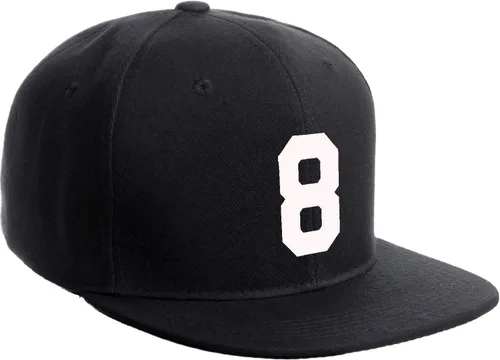 Vista 35 de Número de equipo modificado para requisitos particulares del jugador del color del sombrero del Snapback de la visera plana clásica de la visera