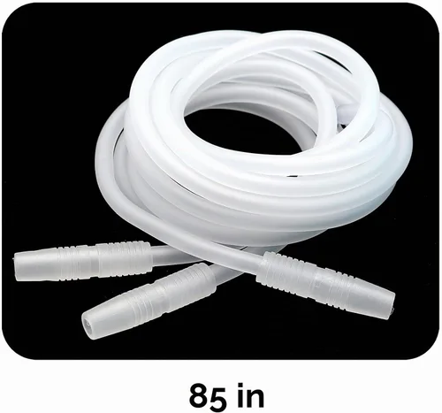 Vista 5 de weiwei Accesorios para máquinas de ventosas al vacío, 2 piezas de tubos de mangueras tipo Y de silicona premium para 7.1 fl oz, 6.1 fl oz, 5.4 fl