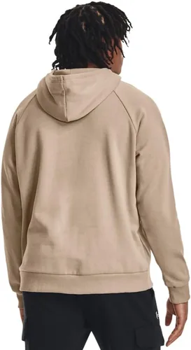 Vista 2 de Under Armour Rival - Sudadera con capucha para hombre, de vellón y con logotipo