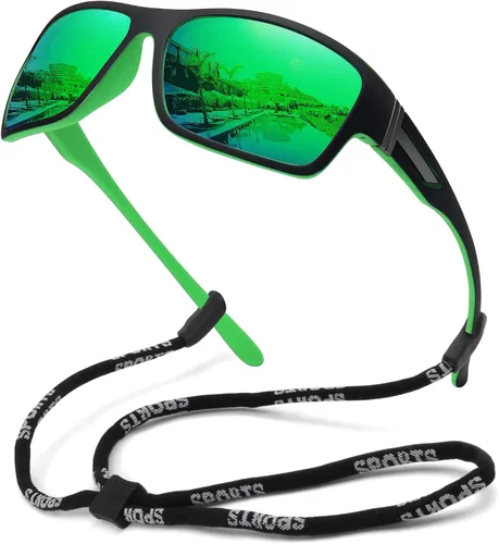 Vista 27 de STORYCOAST Gafas de sol polarizadas deportivas para hombres y mujeres, marco irrompible para ciclismo, pesca, conducción