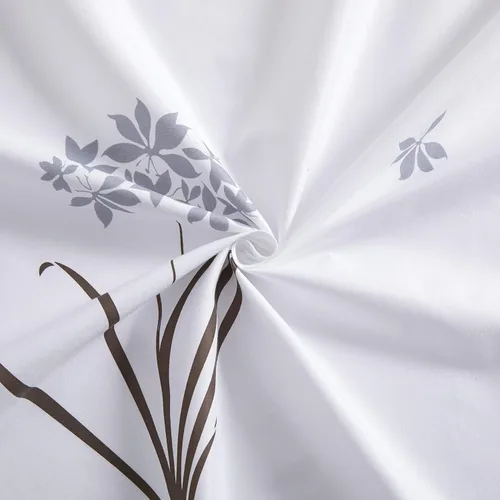 Vista 7 de Marina Decoration Juego de sábanas de 4 piezas ultra suave y sedosa con bolsillo profundo con estampado rico de rayón derivado de bambú para todas