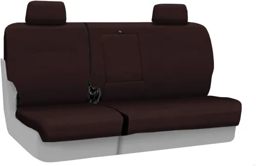Vista 18 de Coverking Funda de asiento de ajuste personalizado para modelos selectos de Nissan Frontier, polialgodón (negro)