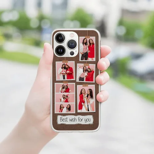 Vista 5 de CUBICER Funda personalizada para teléfono, fundas protectoras de pantalla con texto personalizado, regalos de cumpleaños para mujeres, hombres