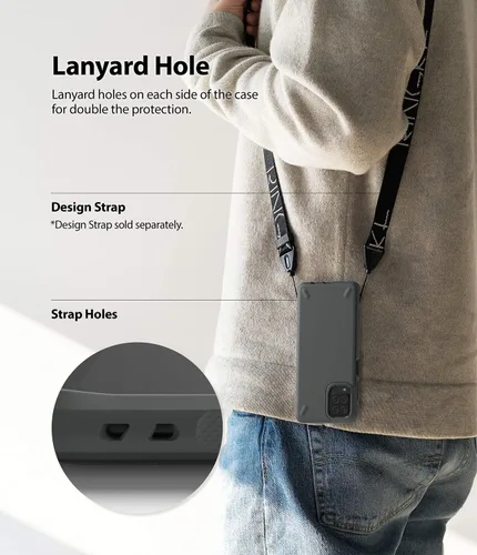 Vista 7 de Ringke Onyx - Funda compatible con Samsung Galaxy A12 (6.5 pulgadas), antihuellas dactilares, antideslizante, agarre cómodo, resistente, duradera, a