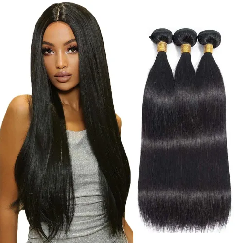 Vista 141 de 300g 1B27 Human Hair Bundles Honey Blonde Bundles Human Hair 10A Brazilian Virgin Remy Hair Extensions 8 10 12 Inch