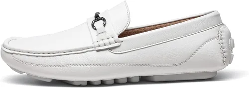 Vista 2 de Bruno Marc Mocasines de conducción para hombre Penny Mocasines sin cordones