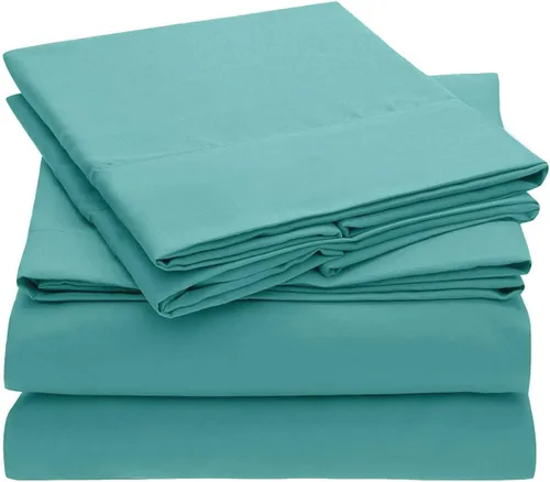Vista 15 de Home Must Haves Juego de ropa de cama de lujo bordada de color liso 2000, extra suave, acogedor, bolsillo profundo de 12 pulgadas con fundas