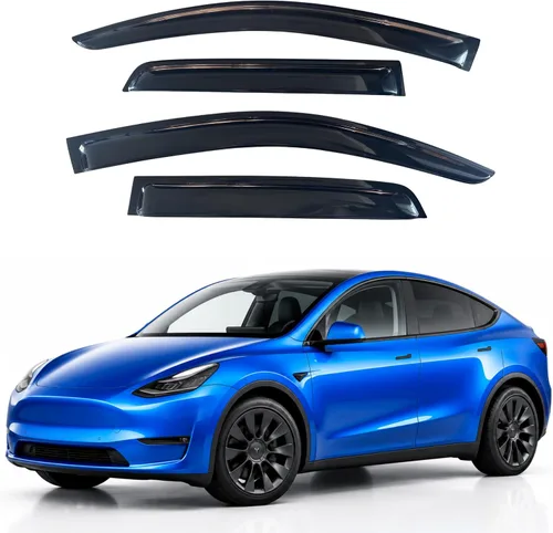 Vista 118 de Visera de ventana IG para Ford Focus Sedán y Hatchback 2012-2018, Protector de ventana lateral para lluvia y viento estilo Mugen, extra duradero