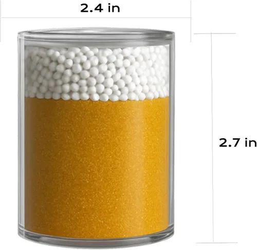 Vista 6 de Filtro de ducha de repuesto para HammerHead Showers – Paquete de 2 – Filtro KDF de alto rendimiento dirigido al cloro y metales pesados, mejora