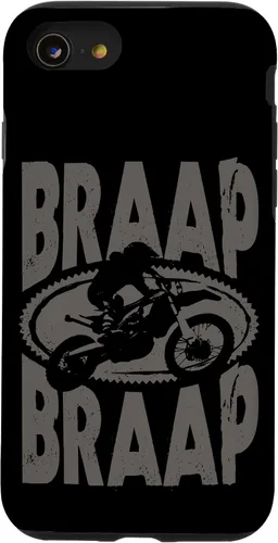 Vista 13 de Carcasa para iPhone 14 Braap Braap Motocross Motocross Dirtbike Biker