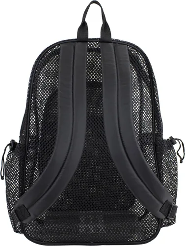 Vista 5 de Eastsport Mochila de malla semitransparente XL con cómodas correas acolchadas y elástico ajustable, Negro -, Mochilas Daypack