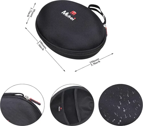 Vista 7 de Mchoi Funda portátil para auriculares Beats Solo3 / Studio3 / Solo2 / Solo Pro Bluetooth inalámbricos en la oreja, solo funda