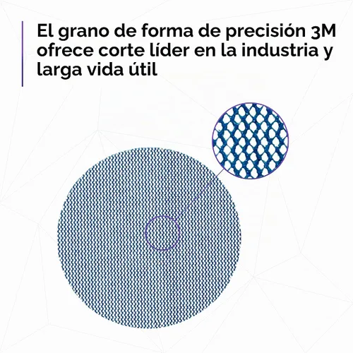 Vista 2 de 3M Xtract Net Disc 310W, discos de fibra abrasivos de 5 pulgadas, paquete múltiple de 12 piezas con velcro, 80+, 120+, 180+, 220+, 240+, 320+