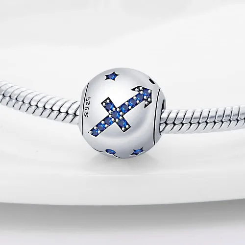 Vista 31 de Pandach 12 dijes de cumpleaños con signo del zodiaco de plata de ley 925 con piedra natal para mujer, pulsera, collar, pulsera, regalo para mujeres