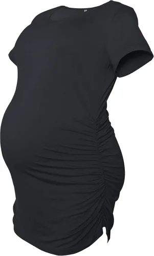 Vista 4 de Smallshow - Blusa de maternidad con fruncido lateral, ropa para embarazo, 3