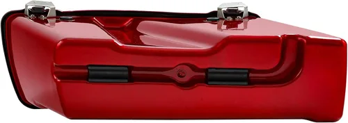 Vista 5 de Alforjas rígidas con soportes de conversión para Harley Davidson 1984-2017 Softail Modelos FLST FLSTC FLSTF FLSTN FLSTS modelos Rojo