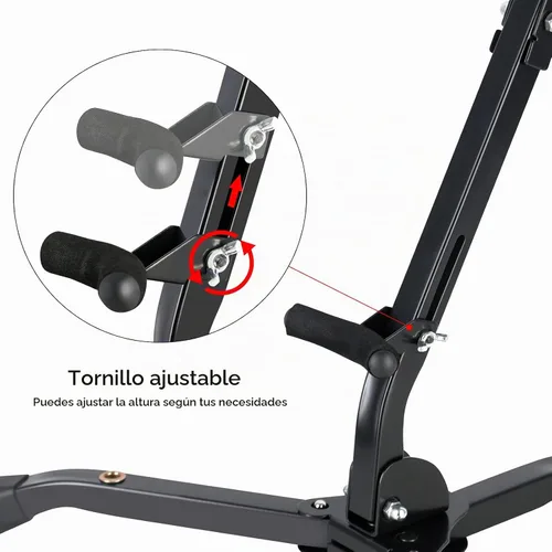 Vista 5 de EASTROCK Soporte para saxofón Alto&Tenor con 2 soportes para flauta