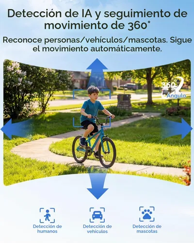 Vista 6 de MUBILIFE Sistema de cámara de seguridad solar 4K inalámbrico