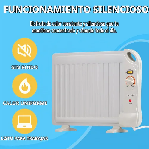 Vista 3 de Calentador portátil NewAir AH-400, blanco