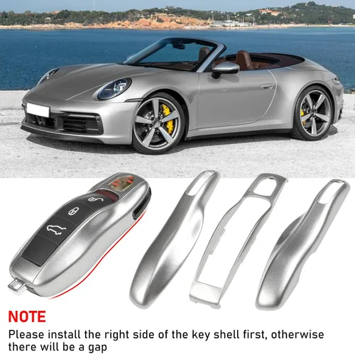 Vista 25 de Jaronx Funda compatible con llavero Porsche para Cayenne Panamera Macan 911