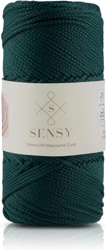 Vista 36 de Sensy Premium Cuerda de Poliéster 1.5mm (0.059 pulgadas) 164 Yardas Cuerda de Polipropileno 100% Cuerda de Macramé 1.5mm Cuerda para Bolsa