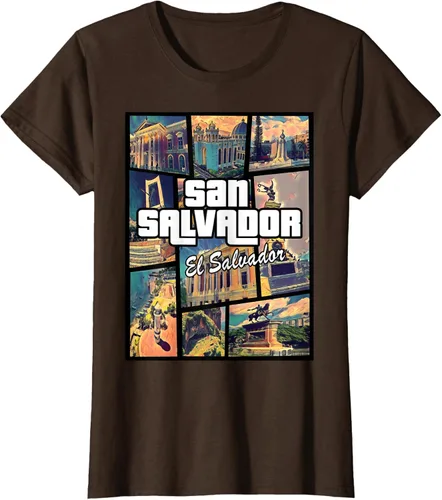 Vista 19 de Camiseta Orgullosa de San Salvador Capital El Salvador
