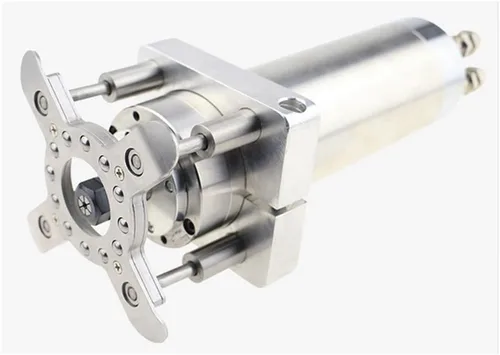 Vista 4 de Máquina de grabado Abrazadera automática de placa CNC Abrazadera de placa para motor de husillo grabador (2.559 in)