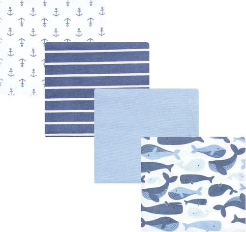 Vista 113 de Hudson Baby Mantas receptoras unisex de franela de algodón para bebé, avión, talla única
