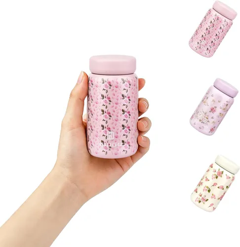 Vista 14 de Pequeña Botella Termo Mini Botella de Agua Aislada al Vacío 200ml/6.8oz Frasco de Agua de Acero Inoxidable Termo para Bebidas Calientes y Frías