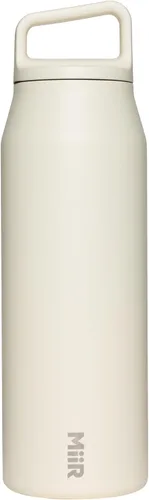 Vista 20 de MiiR Botella de agua de boca ancha - Botella de agua aislada de 20 onzas en acero inoxidable con aislamiento al vacío de doble pared, diseño a