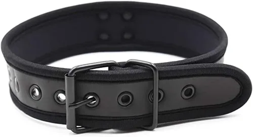 Vista 4 de Gargantilla personalizada de neopreno para cachorros para hombres y mujeres