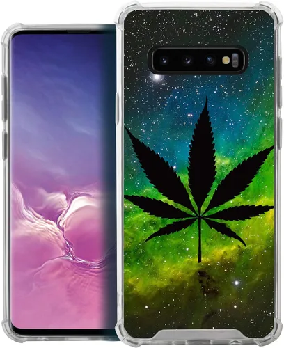 Vista 25 de CasesOnDeck - Funda compatible con Samsung Galaxy S10+ S10 Plus 6.4 pulgadas] S10+ Funda delgada, transparente y flexible de poliuretano