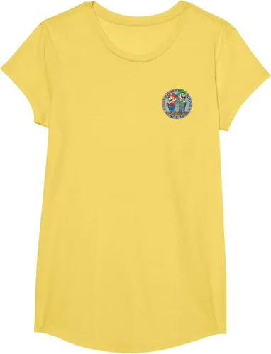 Vista 12 de Super Mario Bros Luigi Left Chest Since 1985 - Camiseta gráfica Negro