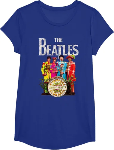 Vista 18 de The Beatles Sgt. Pepper's Lonely Hearts Camiseta de manga corta Negro