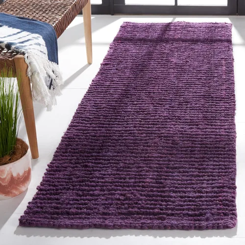 Vista 13 de SAFAVIEH Alfombra 2x3 - Colección de fibra natural - Marrón, yute hecho a mano, estilo granja, textura gruesa de pelo grueso (NF447D)