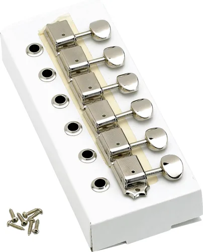 Vista 3 de Fender American Vintage Stratocaster/Telecaster Tuning Machines - Zurdo - Níquel