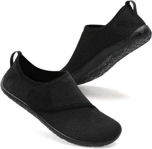 Vista 7 de JIASUQI Zapatos deportivos para senderismo y playa, zapatos acuáticos descalzos, para natación, deportes, caminar, para mujeres y hombres